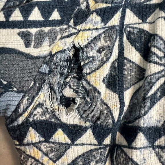 VTG Arizona Jean Co Shirt Mens Large Blue Hawaiian Tropical Button Front Coastal - Picture 10 of 12